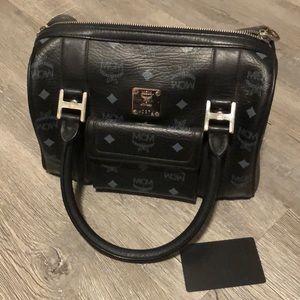 Authentic MCM boston bag